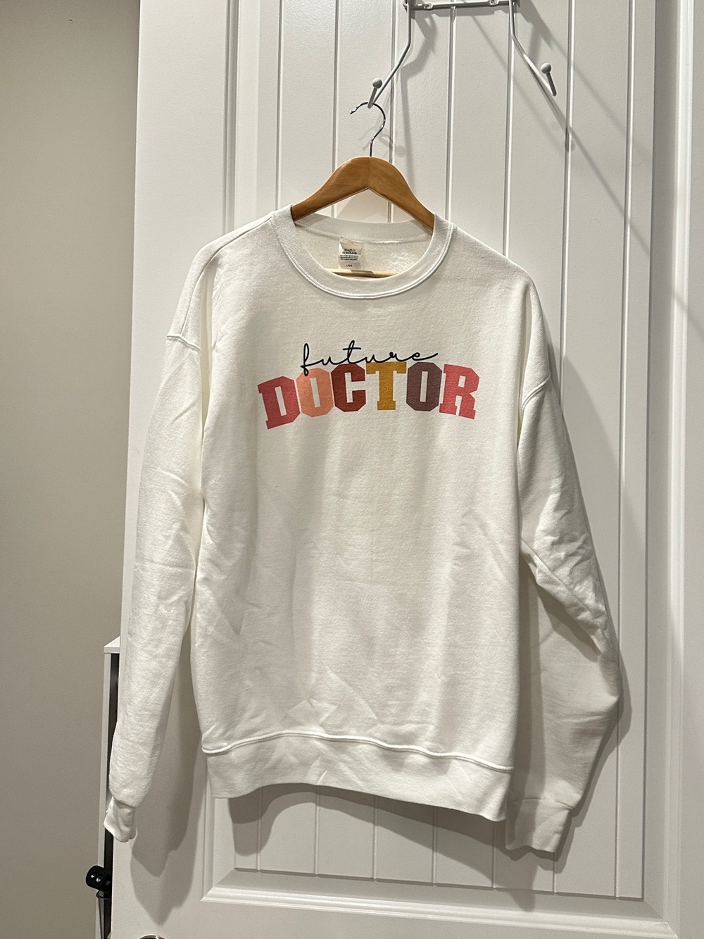 “Future Doctor” White Crewneck
